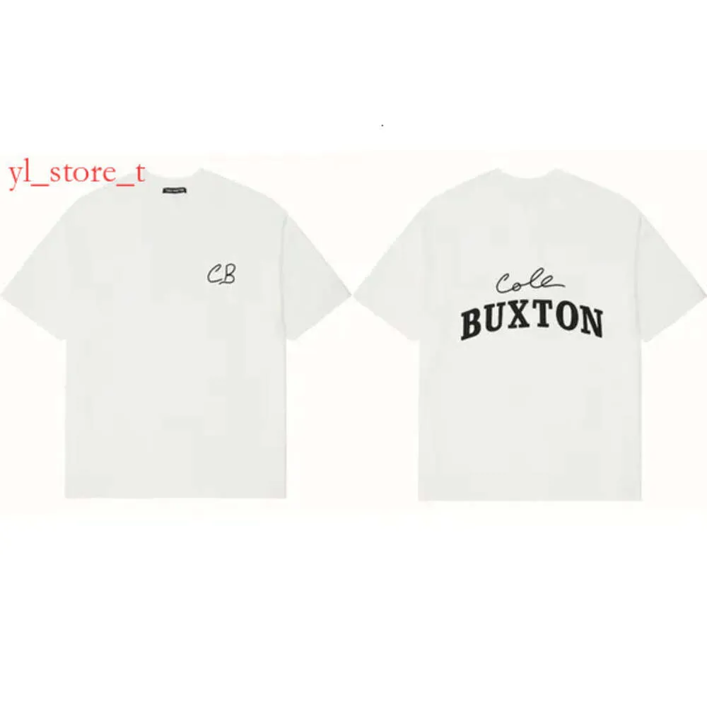 Summer Tide Brand CB Designer Cole Buxton Men's T-Shirts Signature Letter Tryckt Tryckt Casual Short Sleeve Luxury T-shirt Cotton Loose Comfort T-shirt UOMO 5576