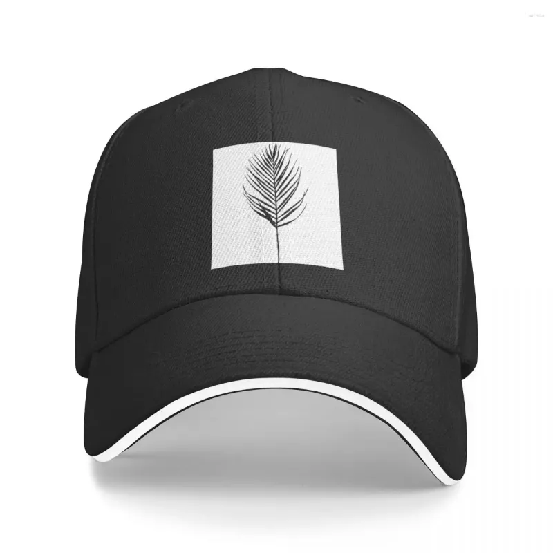 Bollmössor Palm Leaf Illustration - Evelyn Baseball Cap Gentleman Hat For Women Men's