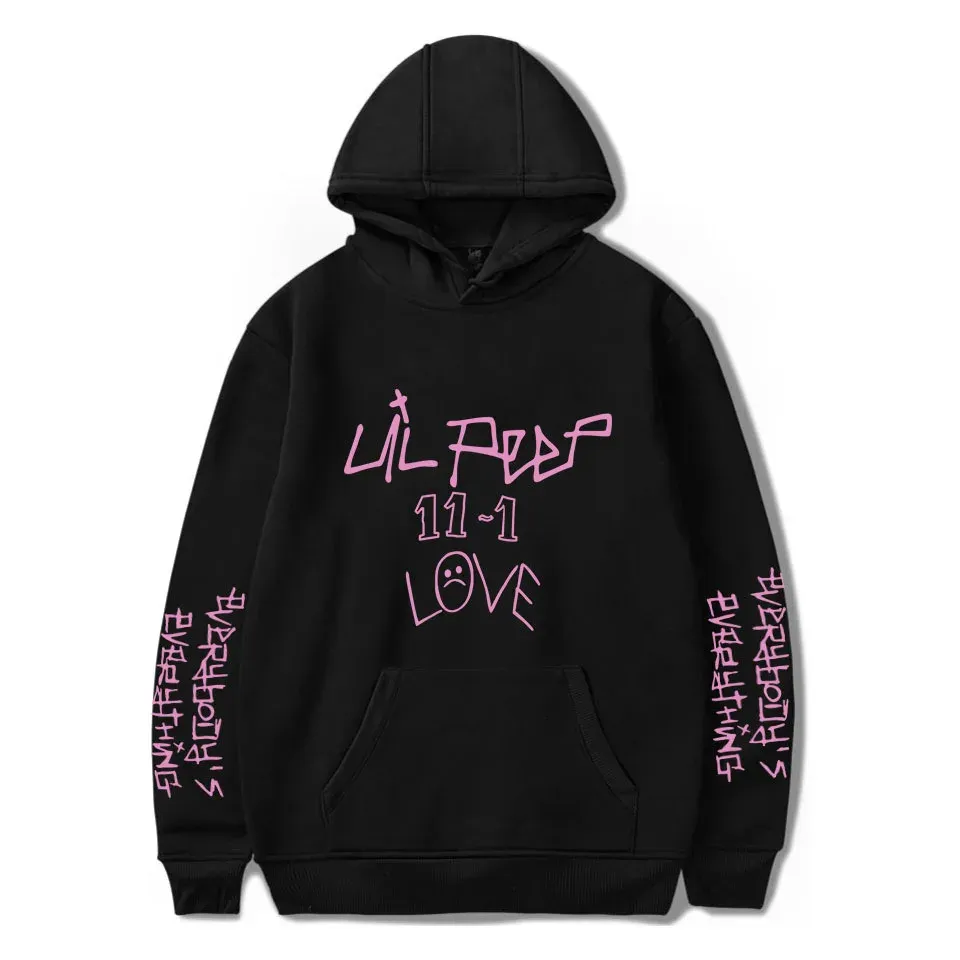 Polos Lil Peep Fall Sweat à capuche Unisexe Retro Hip Hop Unisexe Pullover Pop Harajuku Streetwear Fall