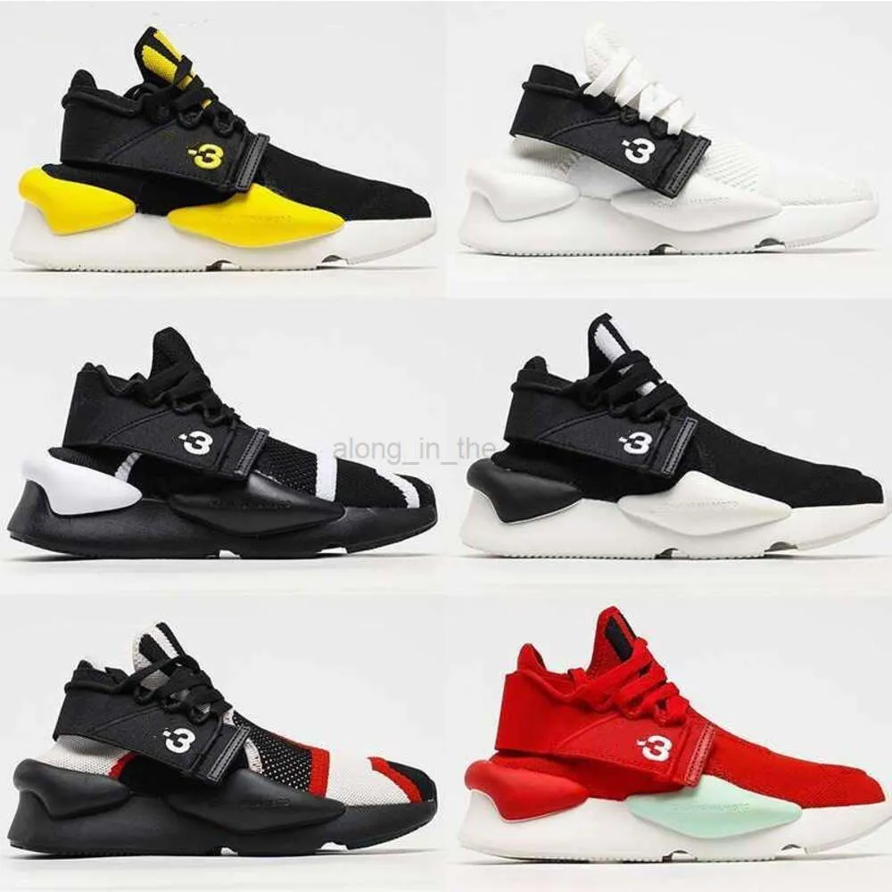 Scarpe da uomo Y3 Kaiwa Designer Sneakers Kusari Women Fashion Donne Black Bianco Rosso Giallo Redy Lady Y-3 Allenatori casuali Taglia 36-45