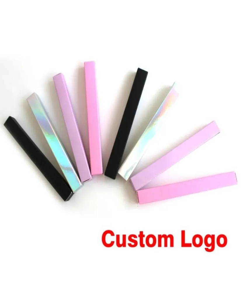 شعار خاص مخصص 50PCS Pinkblack Eyeliner Glue Pen Pen Pex paper for Lash Makeup1839644