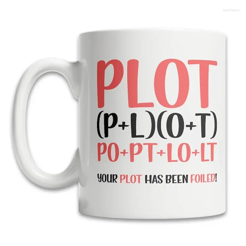 Mugs Mug For Math Teacher - Gift Cool Coffee Plot Foiled Joke M