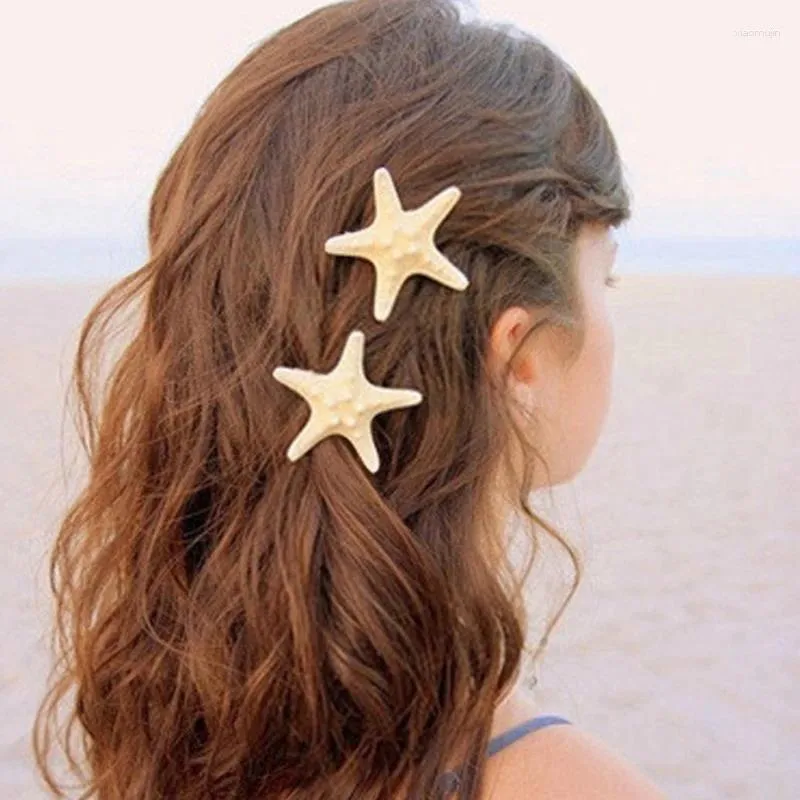 Akcesoria do włosów rozgwiazda do włosów na plaży wakacje