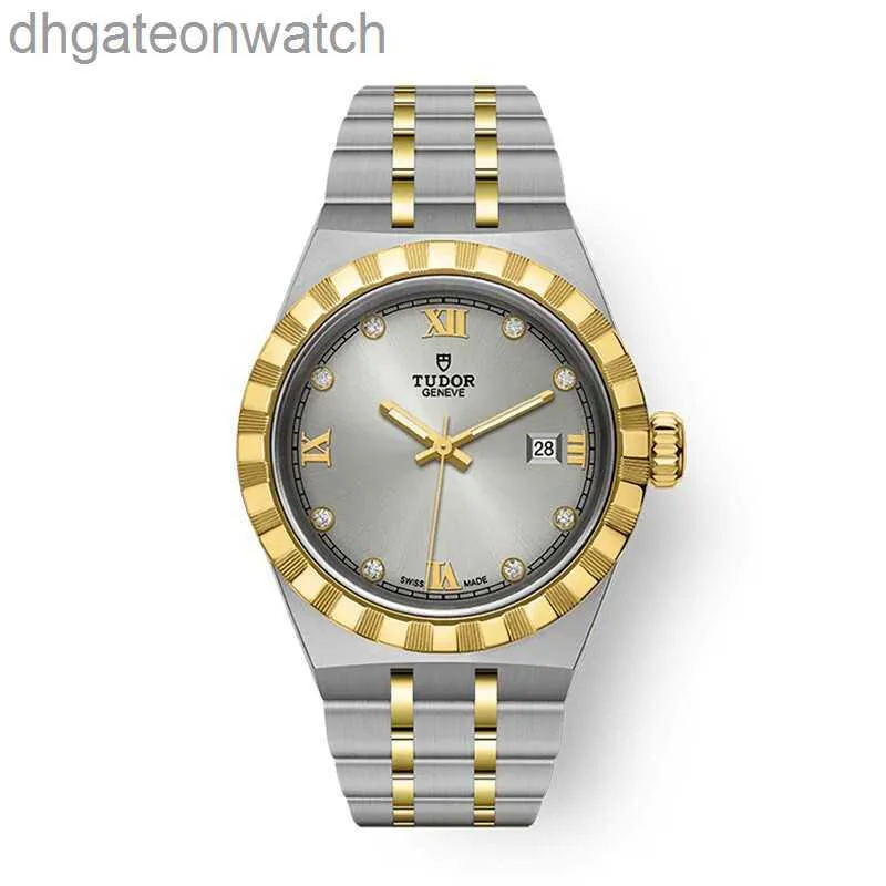 Luksusowy oryginalny projektant Tudery Designer Emperor Szwajcarski zegarek Royal Series Watch Watch Kalendarz Zewnętrzny zespół stalowy M283030 Na rękę z logo i pudełkiem marki