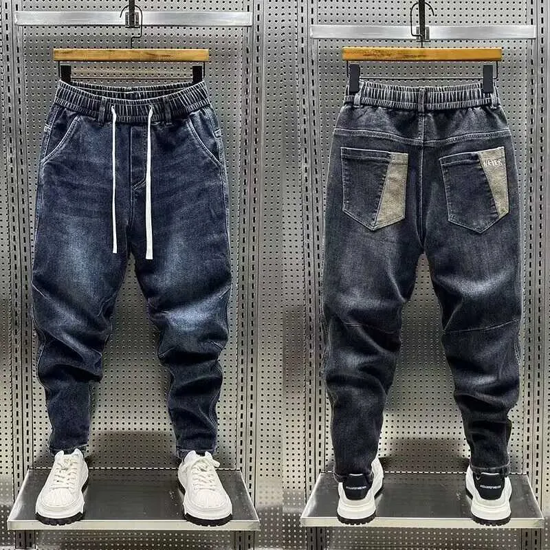 Jeans maschile di alta qualità Nuovo designer di lusso 2024 Luxury Casual Cangile jeans in jeans in jeans a gamba a tutta lunghezza streetwear pantaloni da cowboy harem 240423