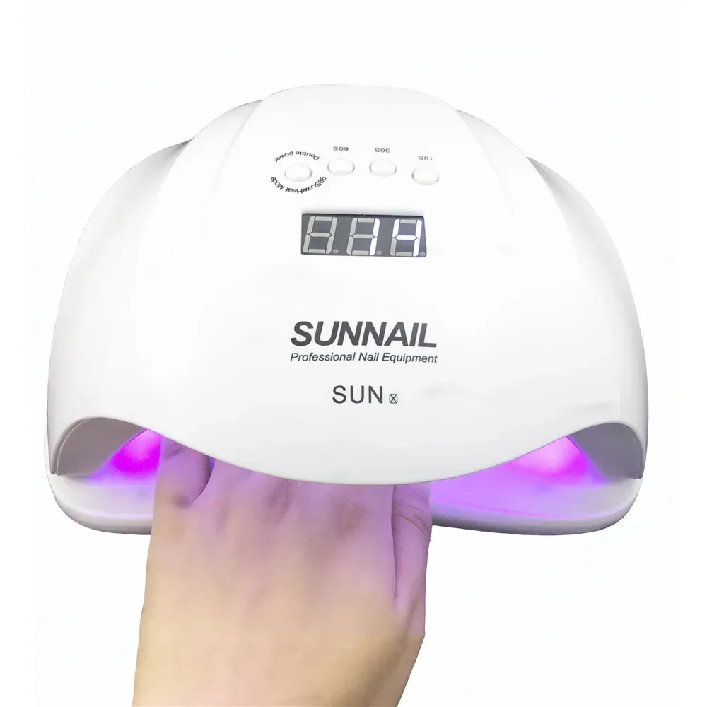 Kits Sunnail Sun X 54w Uv Lamp Light Led Nail Dryer 36 Leds Gel Nail Lamp Arched Shaped Lamps Nail Art Perfect Thumb Drying Solution