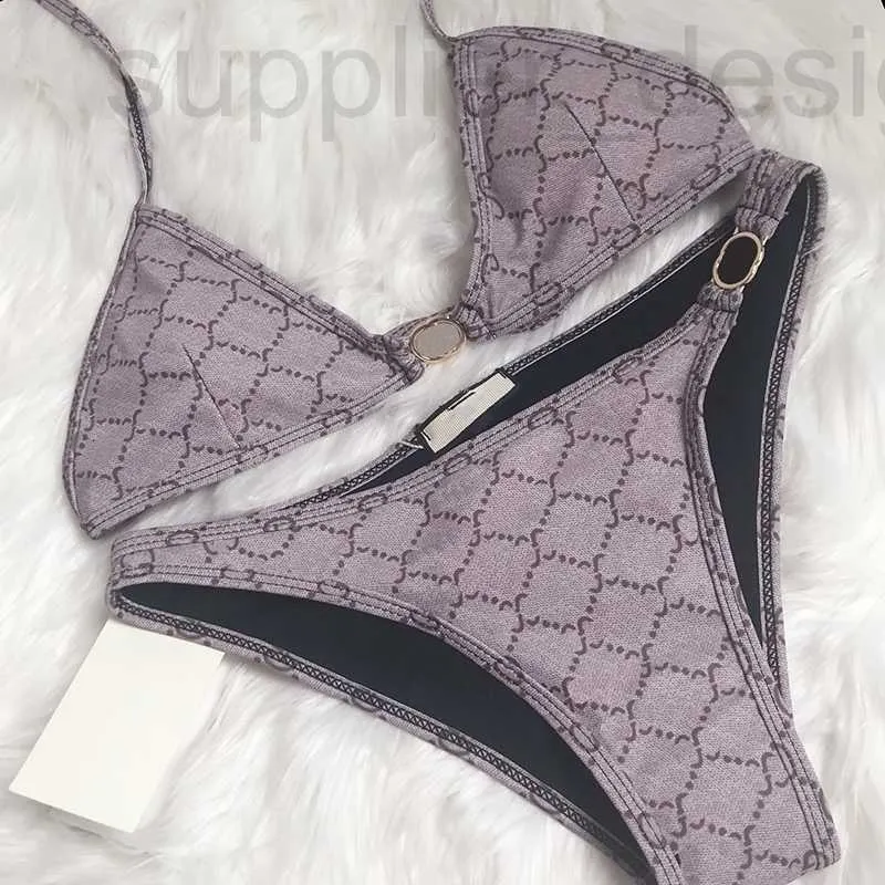 Kvinnors badkläder designer g baddräkt bikini för kvinnor thong sling sommaruppsättningar bikinis täcker lyxdesigner simma som bär badning sexig bademode chd2306122 kjp8