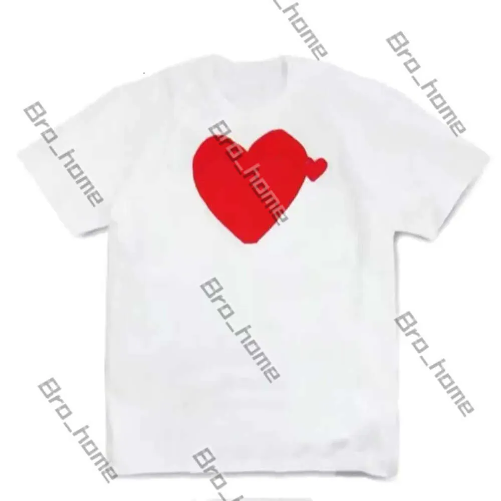 Luxury Commes des Garcon t -shirt tshirt tee designer Red Heart Commes Casual Loose Cotton Women Shirts Commes Des Garcon High Quanlity Tshirts Fasion Embroidery 729
