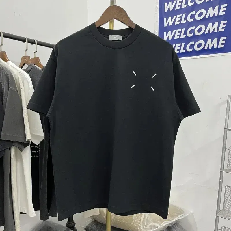 ファッションスポーツTシャツブランドのデジットパターンプリント半袖男性女性服高品質の柔らかい服240416