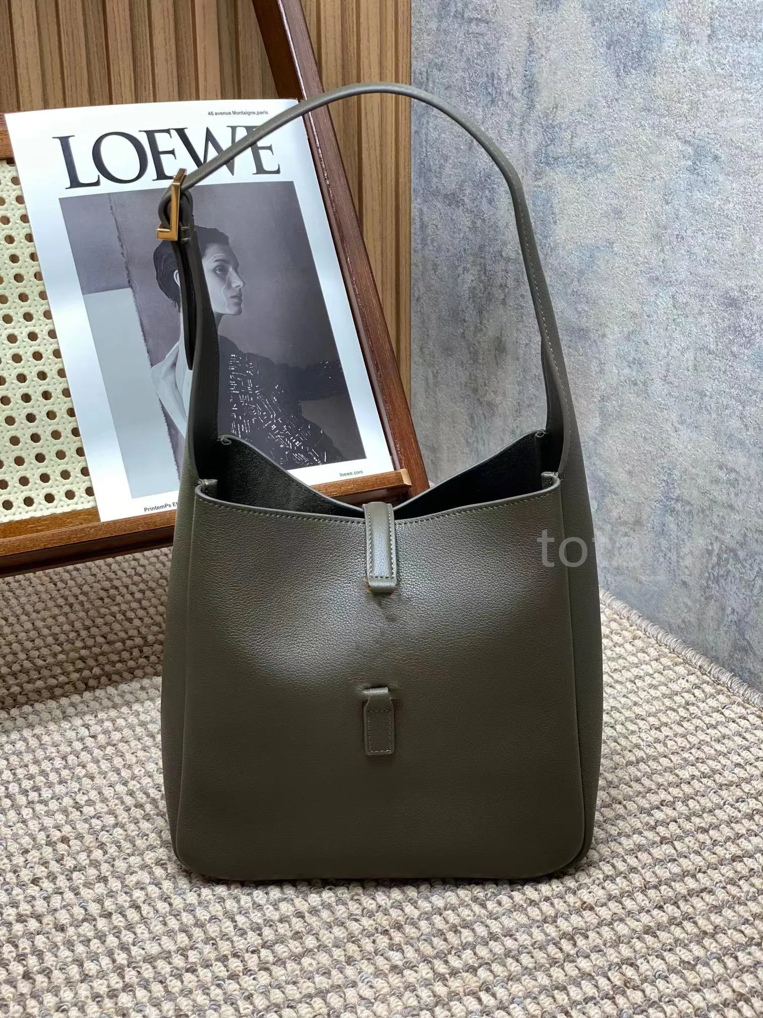 Designer Tote Bag Luxurys Handbag Shop Gold Buckle Letter Black Bucket Bag Lady Purse Leather Crossbody Clutch Underarm Påsar Kvinnor Mens Borgen axelväskor