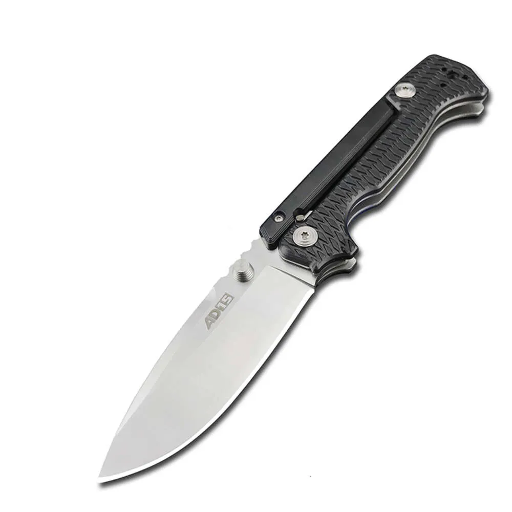 AD15 Nylonfiberhandtag Fickkniven Sharp Blade Outdoor Tactical Folding Knife With Belt Clip