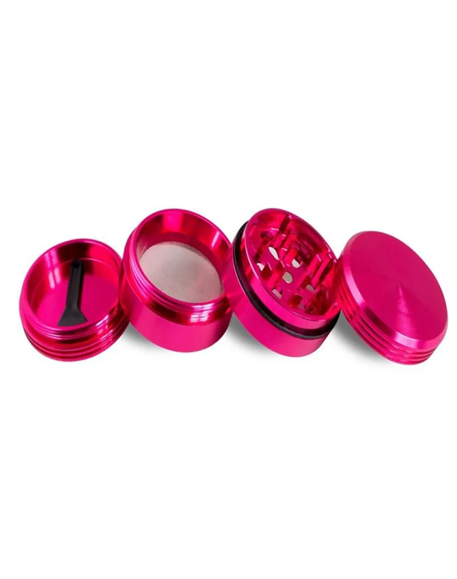 FORMAX420 1 5 polegada Matriz Aluminum Grinder 4 partes de cor de erva cor de cor rosa 223R9392411