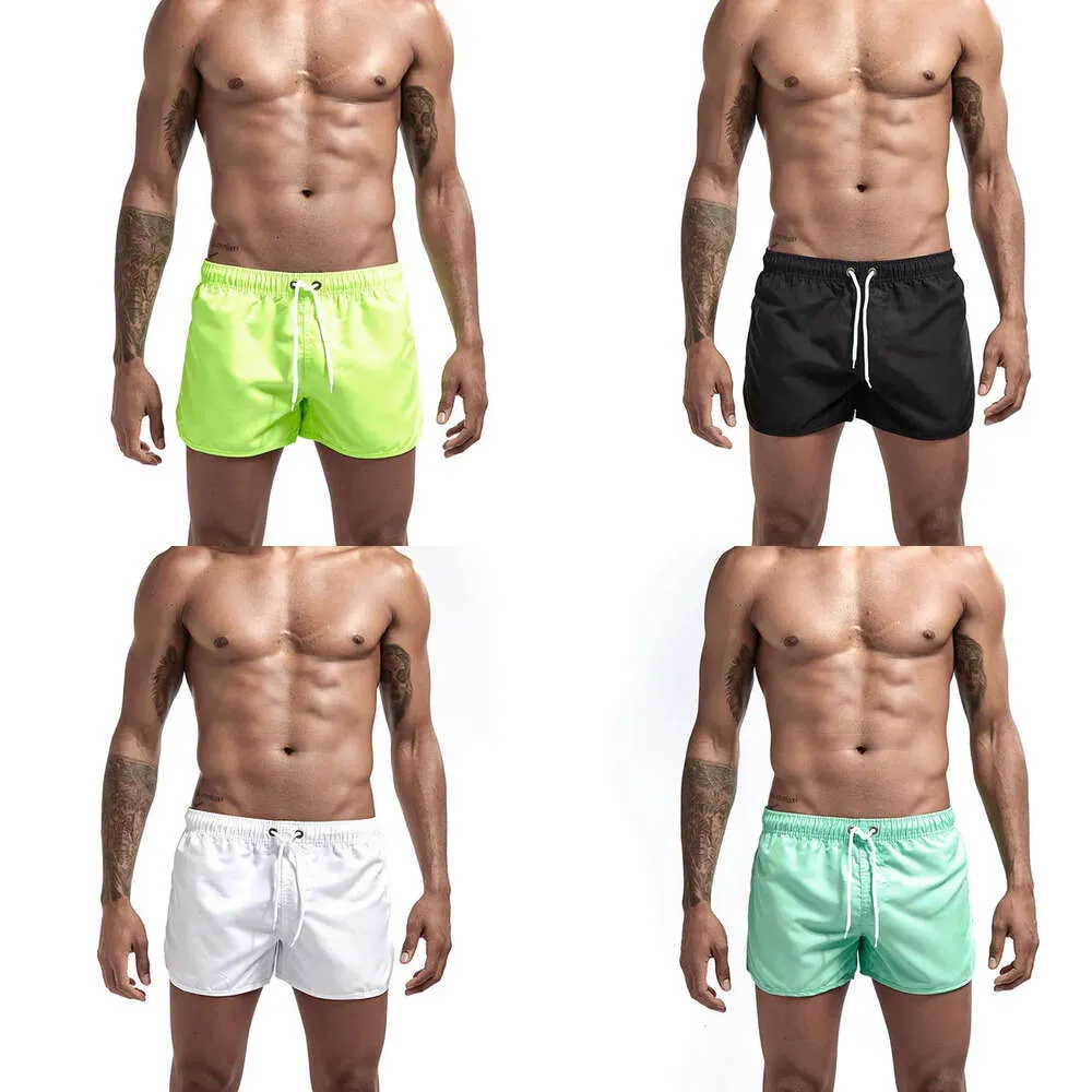 Badebekleidung Herren Männer Badeanzug Sport Lauf Beachbretthosen Schwimmkämme Schnell trockenes Fitnessstudio Schwimmen Surffing Shorts Beachwear 230503 Ming Wear