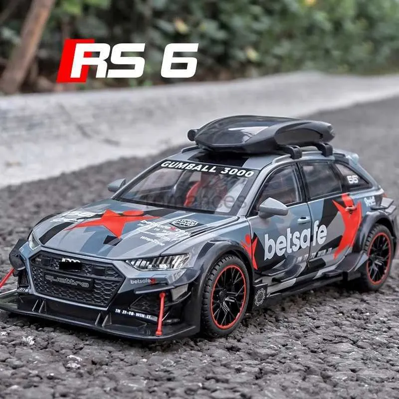 Electric Car Track Toy Audi RS6 DTM Modified 1:24 Scale RC Car Alloy ...