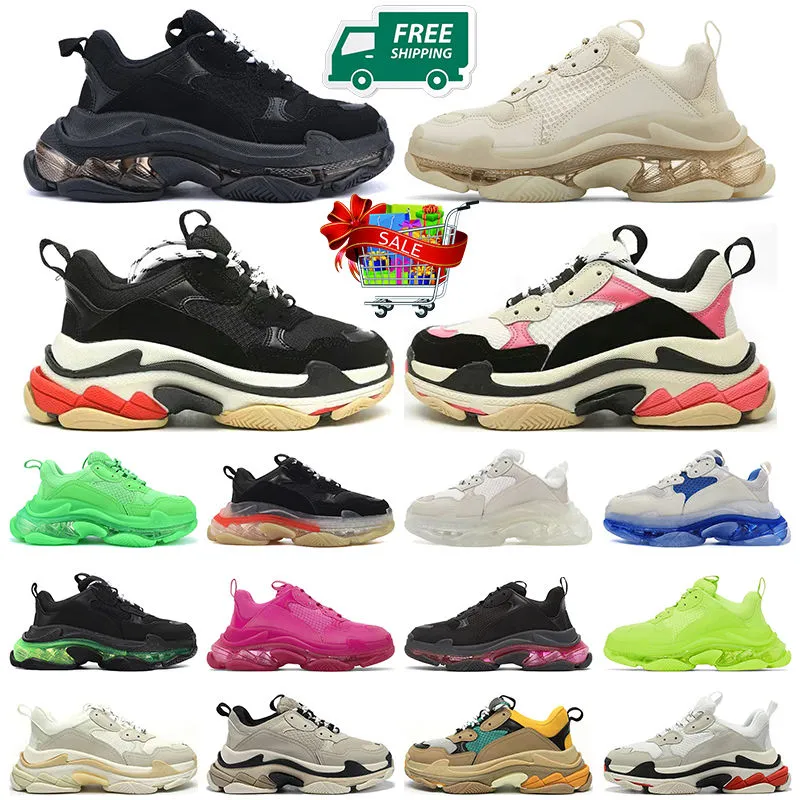 balenciaga triple s shoes maschere da donna pantofole di designer maschili bianchi sportivi sneaker da donna color-56