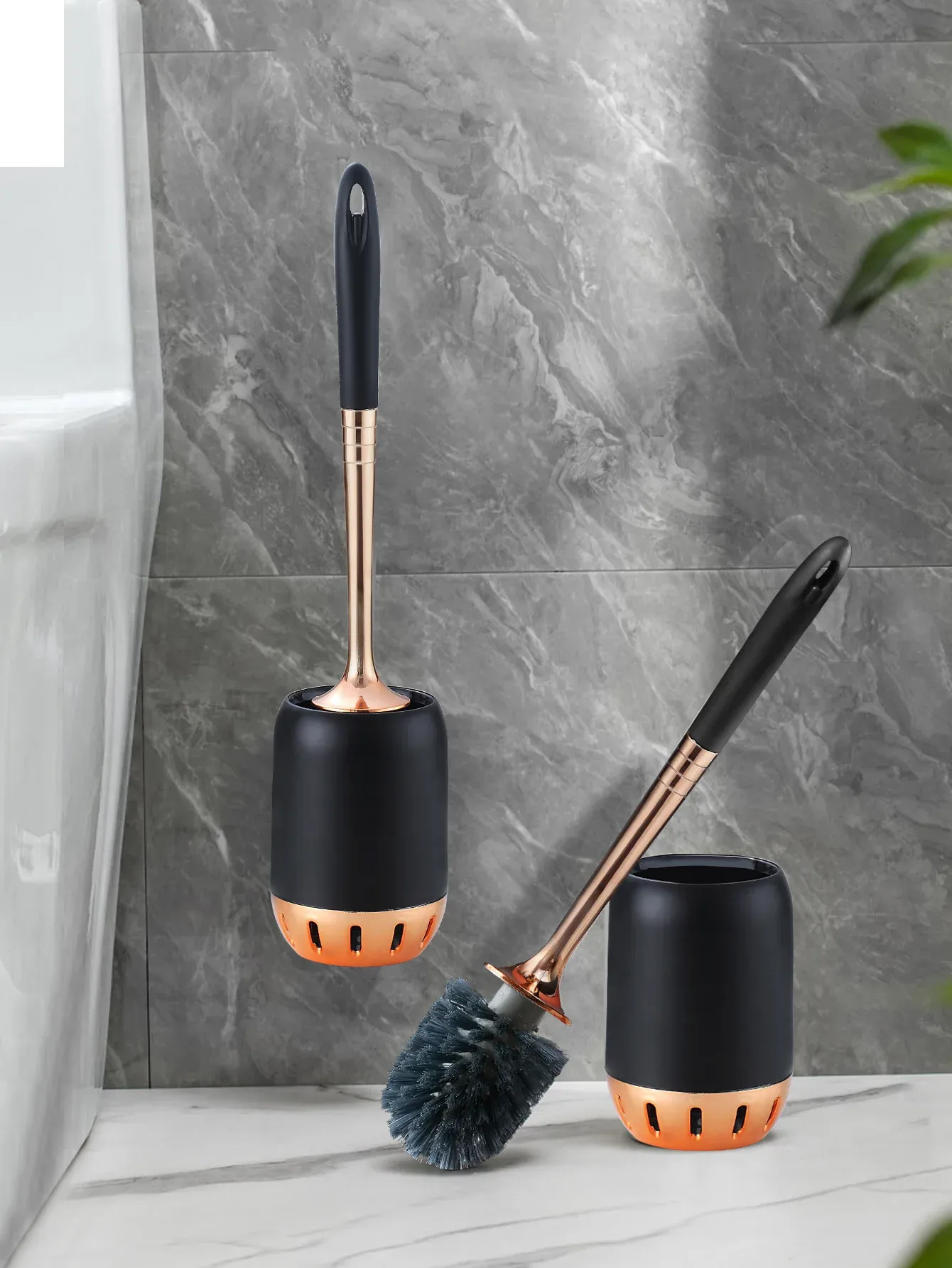 Holders WORTHBUY Wall Hanging Toilet Brush With Holder WC Long Handle Cleaning Brush Detachable No Dead Angle Cleaner Bathroom Tools