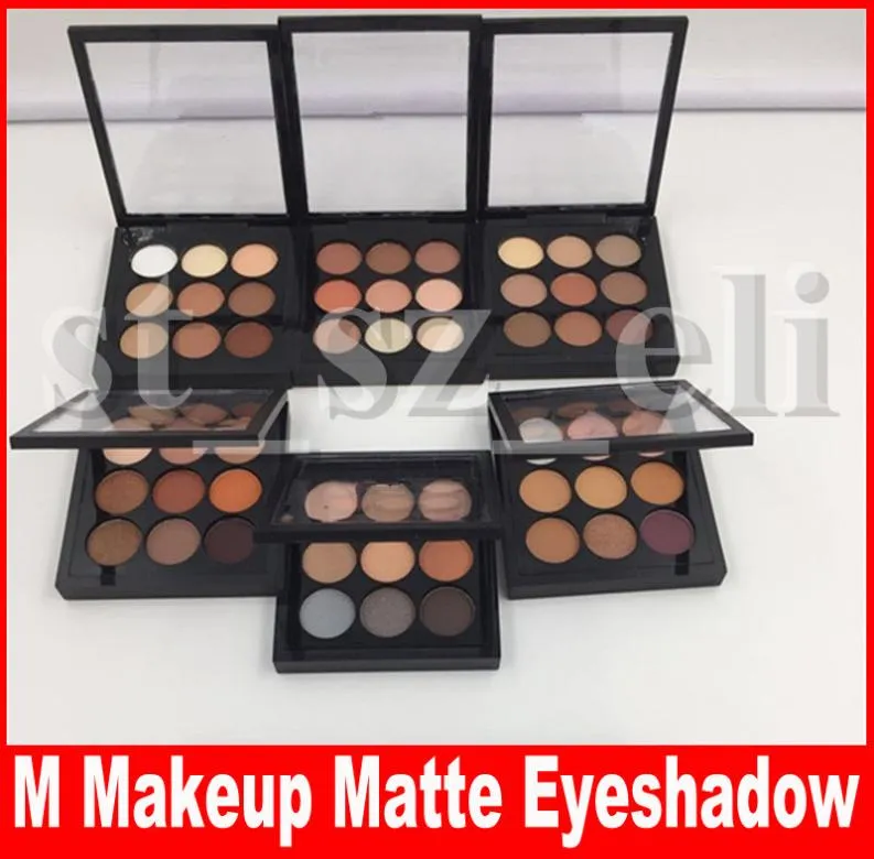 M maquillage des yeux fard à paupières x 9color Natural Matte Satin Eyes Pro Couleur 9 Palette d'ombre à paupières compacte 5144490