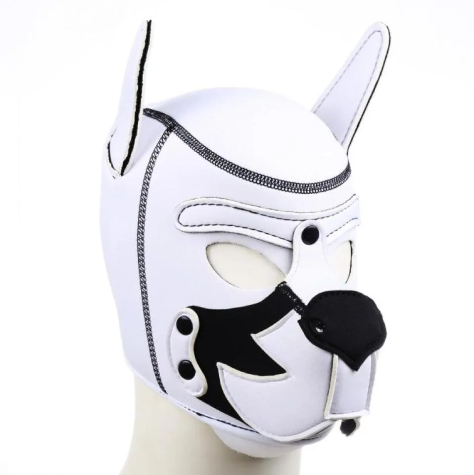 Missaggio del colore cucciolo da gioco per cani maschera maschera bdsm bondage trattenimento cinturino per adulti giochi di schiavi giocattoli sessuali per coppia7041505