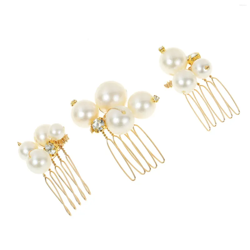 Clip per capelli 3pcs pettine da sposa pettine pezzi Marrige Accessorio per stile fai -da -te