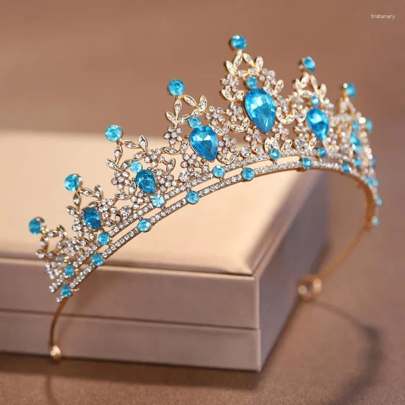 Haarclips Itacazzo Braut Kopfbedeckung Goldfarbene Damen exquisite Hochzeitskronenparty Tiaras