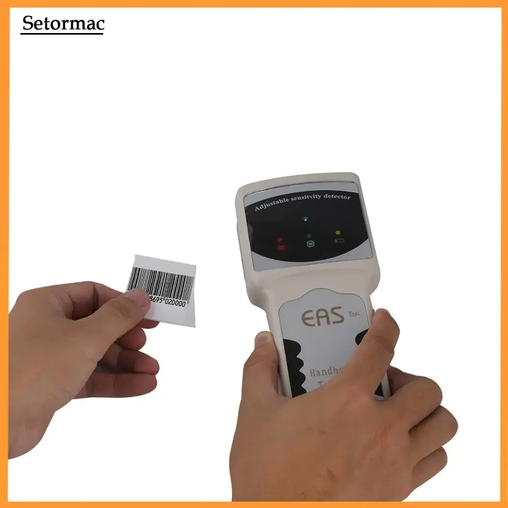 Accessories Mini Security Alarm System RF8.2Mhz EAS Handheld Detector Label Tester Anti Shoplifting Device Sound Light Alarm