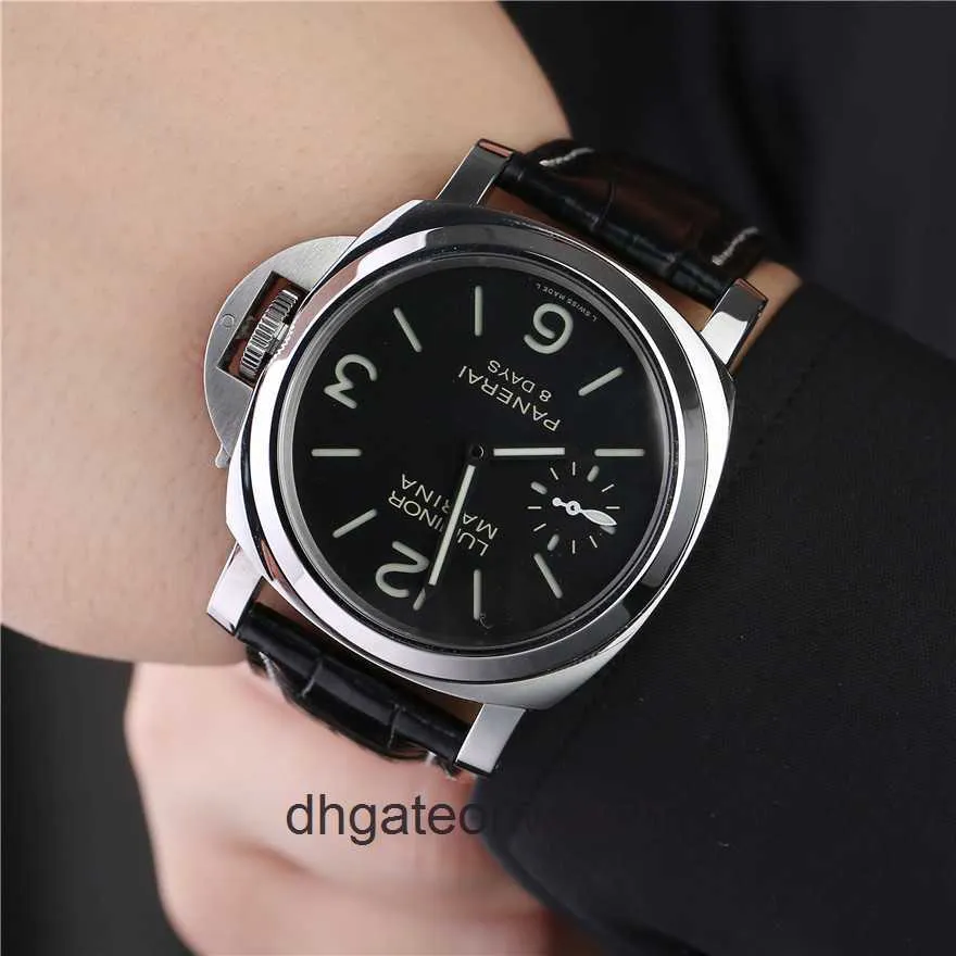 High -end designer horloges voor Peneraaa -serie precisie staal mechanische heren Watch PAM00510 origineel 1: 1 met echt logo en doos