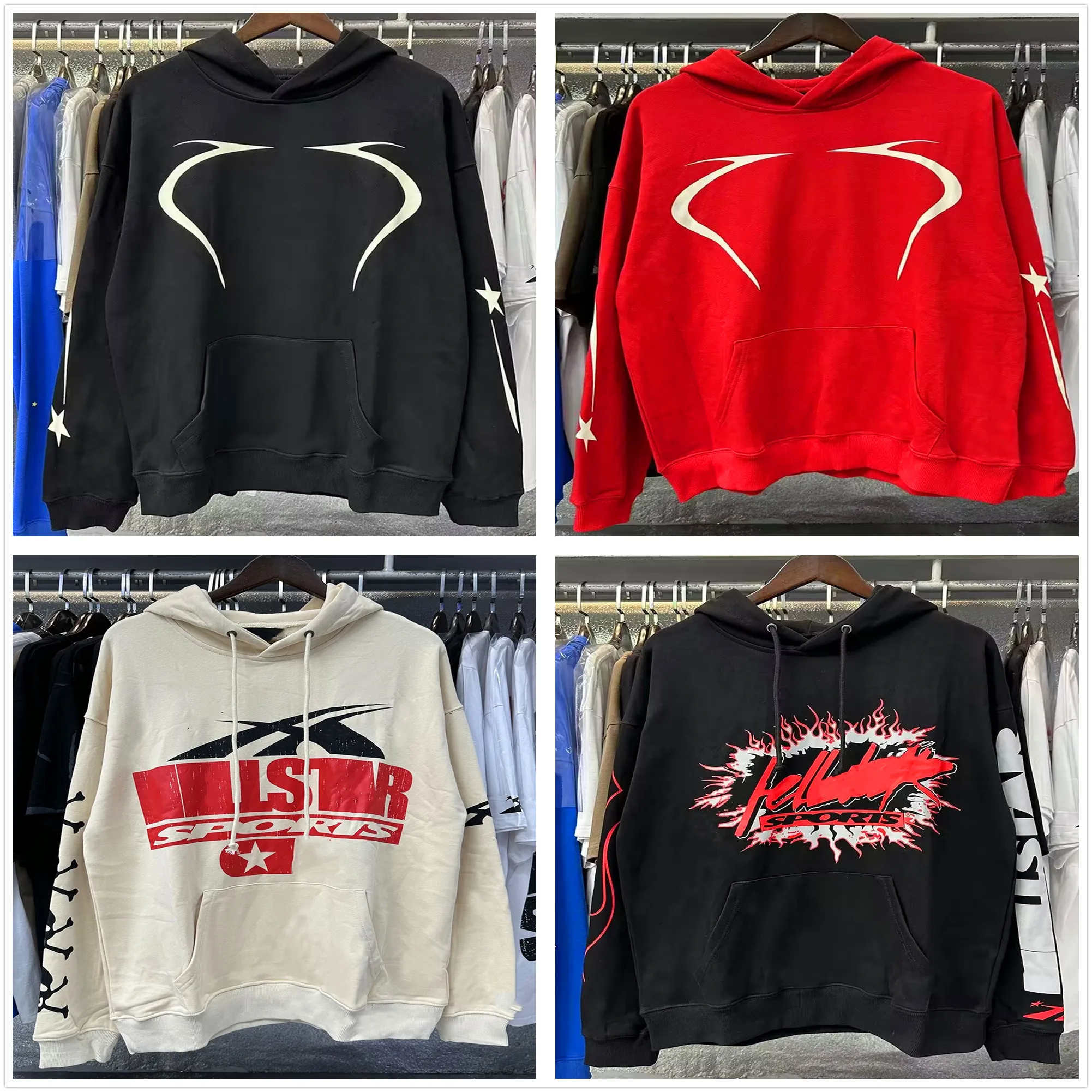 Mens Hoodie Designer Hoodies Sweatshirts 초상화 초상화 하이 스트리트 조수 힙합 두꺼운 Athleisure Hand Painted Pockets Weabets Weabets Hoody Hoodys