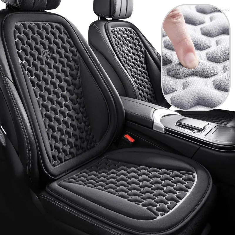 Car Seat Covers Ice Silk Breathable Cover Summer Sweatproof 3D Cushion Convex Design For Heat Dissipation Universal Chair Pad
