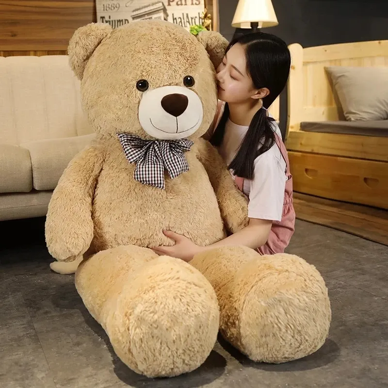 Cushions High Quality Giant American Bear Plush Doll Soft Stuffed Animal Teddy Bear Toys Kids Girls Valentine Birthday Gift Room Decor