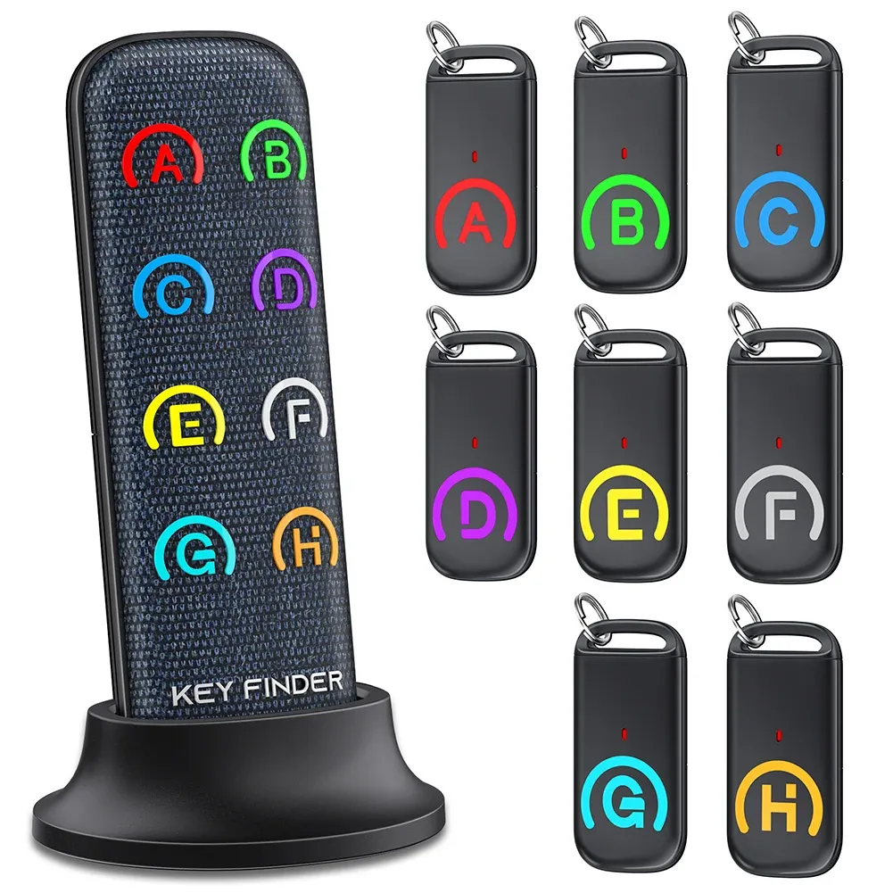 Trackers Smart Device Anti Lost Tracker Wireless Smart Tracker with 4/6/8 Receivers Car Key Finder Locator for Pets/Child/Elders