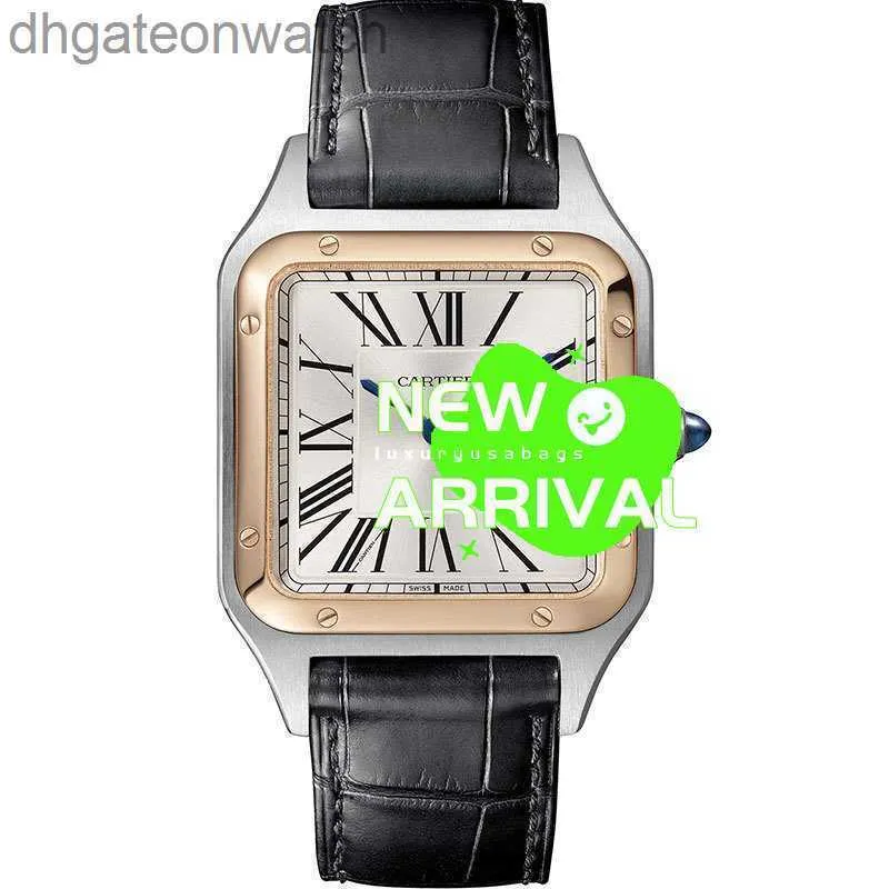 Élégants Carter Designer Watches for Men Women Series 18K Rose Gold Quartz Movement Watch for Business Designer Wrist pour les hommes