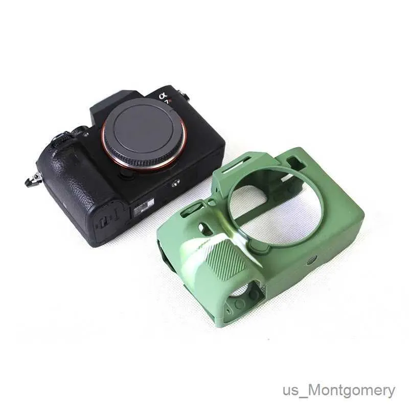 Kameratasche Zubehör schöne weiche Kamera -Videotasche für A7III A7R3 A7 Mark 3 A7 III Silicon Hülle Gummi -Kamera -Hülle Schutzkörperabdeckung Haut