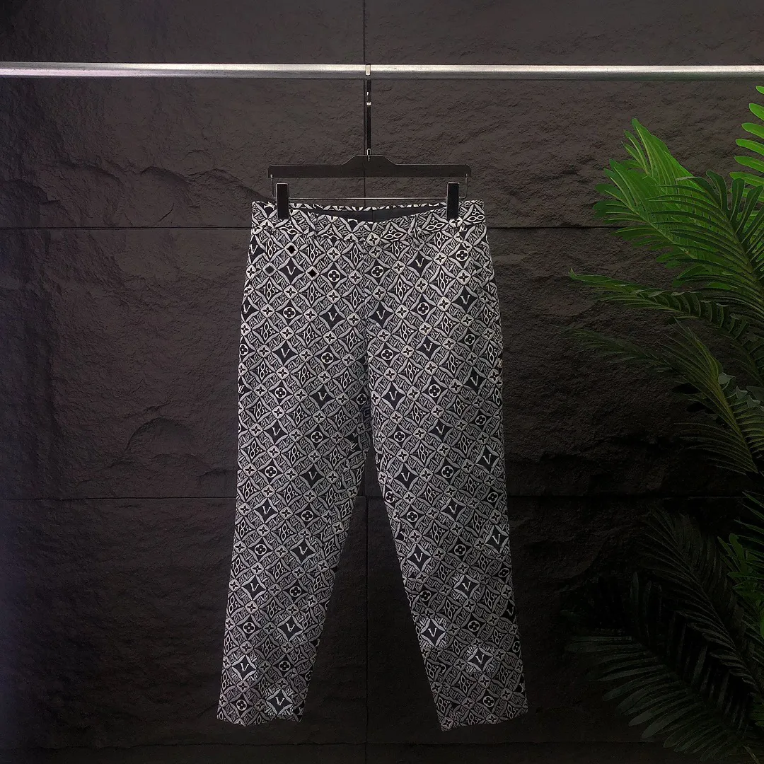 Herenbroekontwerper Autumn en Winter Heren Pants Hoge kwaliteit Pakbroeken Zakelijk Luxe Solid Color Casual#A14
