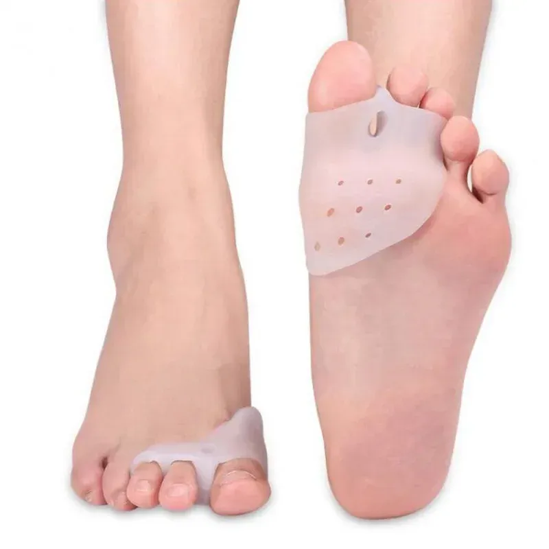 Behandeling 2 stks gel voetverzorgingsgereedschap Bunion Corrector Bot Big Teen Protector Hallux Valgus riemener teen spreider pedicure corrector