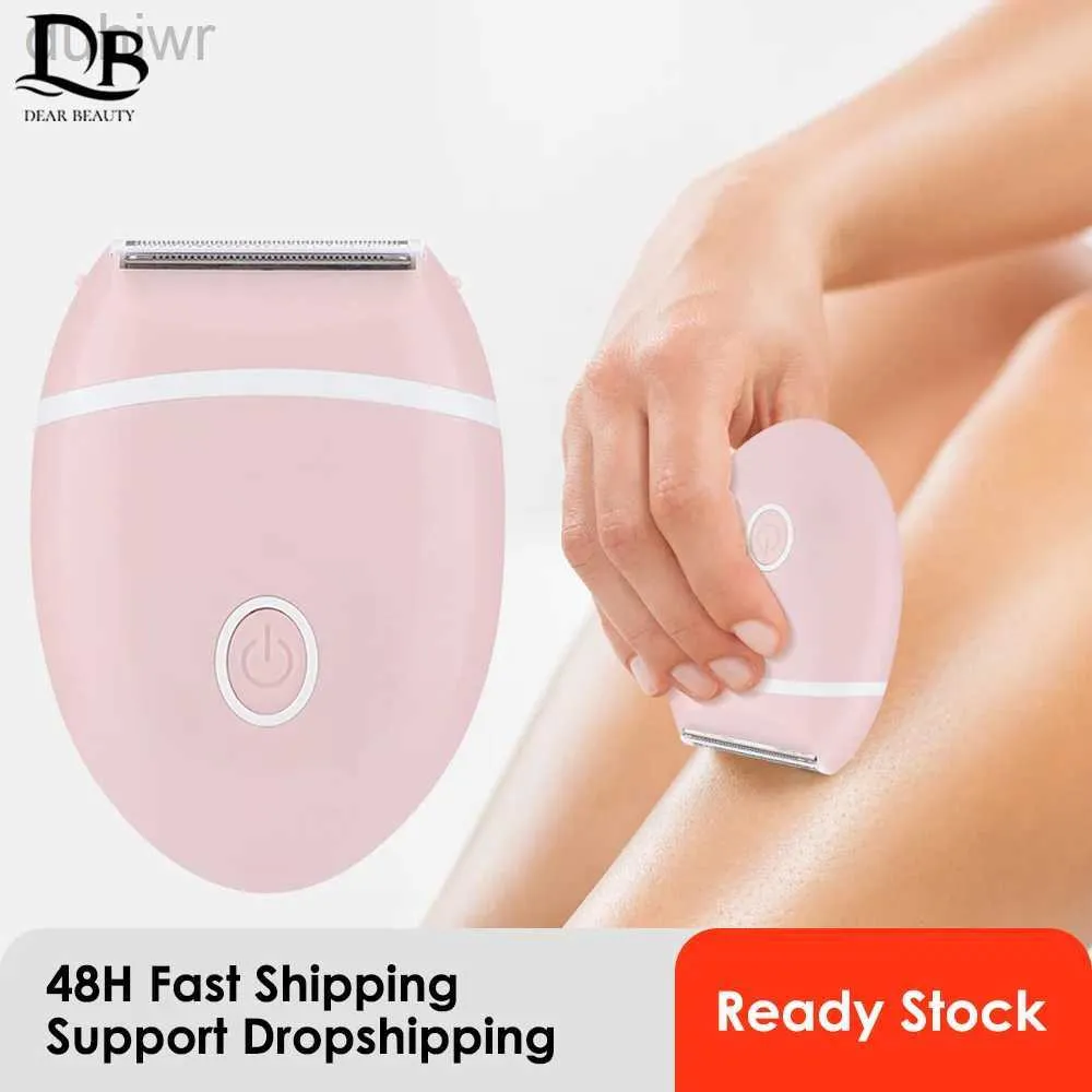 Epilator Women Shaver Electric Shaver Epilator Mini Razor Razador Equipamento de Remoção de Cabelo Permanente Faca de Corpo Integral Área de Axila Depilator D240424