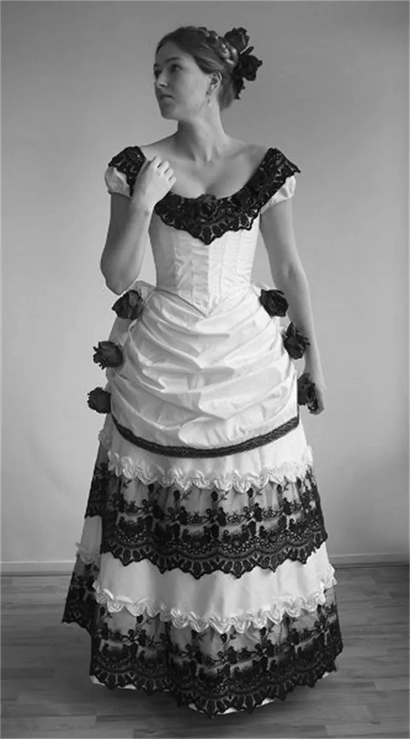 ivory and black prom dress Sherri Hill Two Piece Corset Polka Dot Prom Dress 57987 Black/Ivory / 8