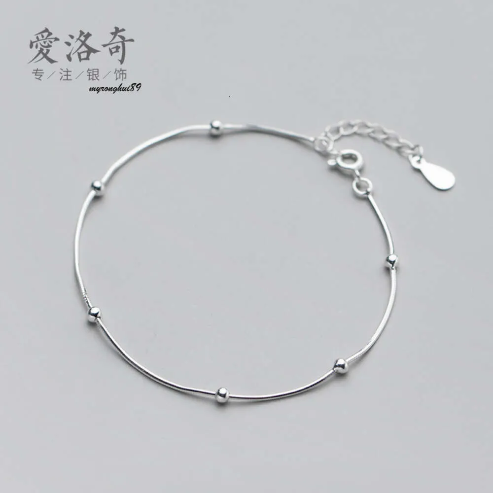 sailormoon sister bracelet designer Bracelet Women's Korean Edition Simple and Personalized Light Pearl Snake Bone Temperament Ladies Sweet Handpiece S4265