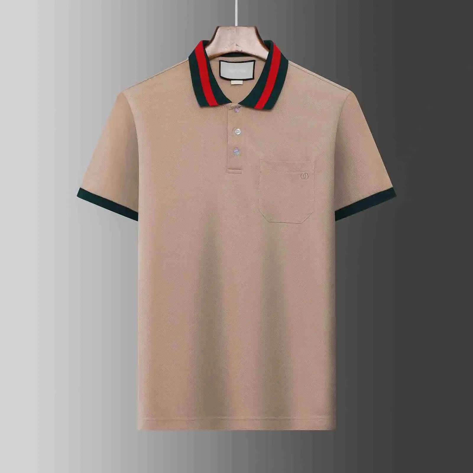 2024 Nuovo Designer Maglietta maschile Nuova piega di cotone Resistente T-shirt traspirante in lana in fase commerciale Stampa casual Stampa casual Polo Short Short Short M-3xl M-3XL