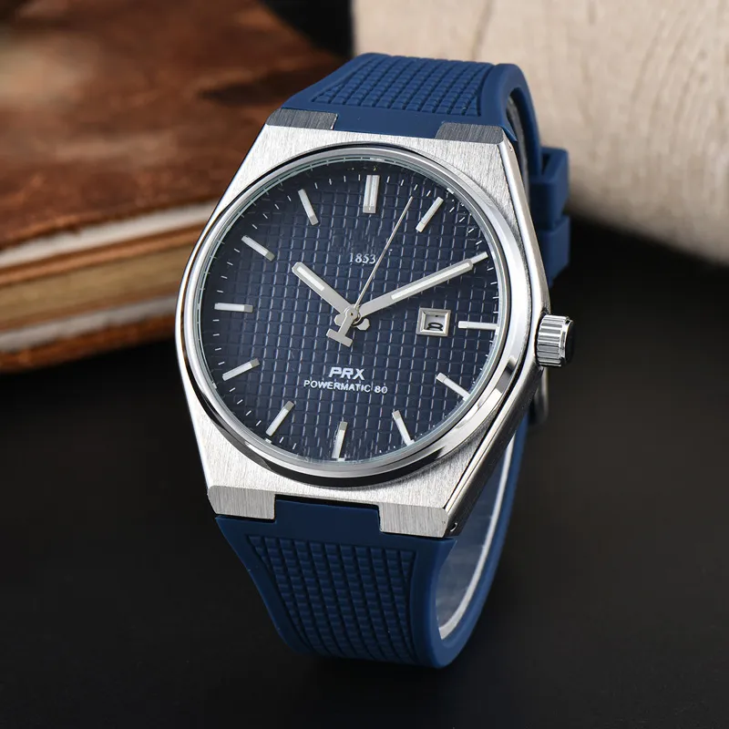 Najlepsze marka Tissoity Na rękawe Zegarki Women Watches Kwarc Watch 1853 Data Wrist-Wrist Stal Fashion PRX Designer Watch Strap Relojes Ti003
