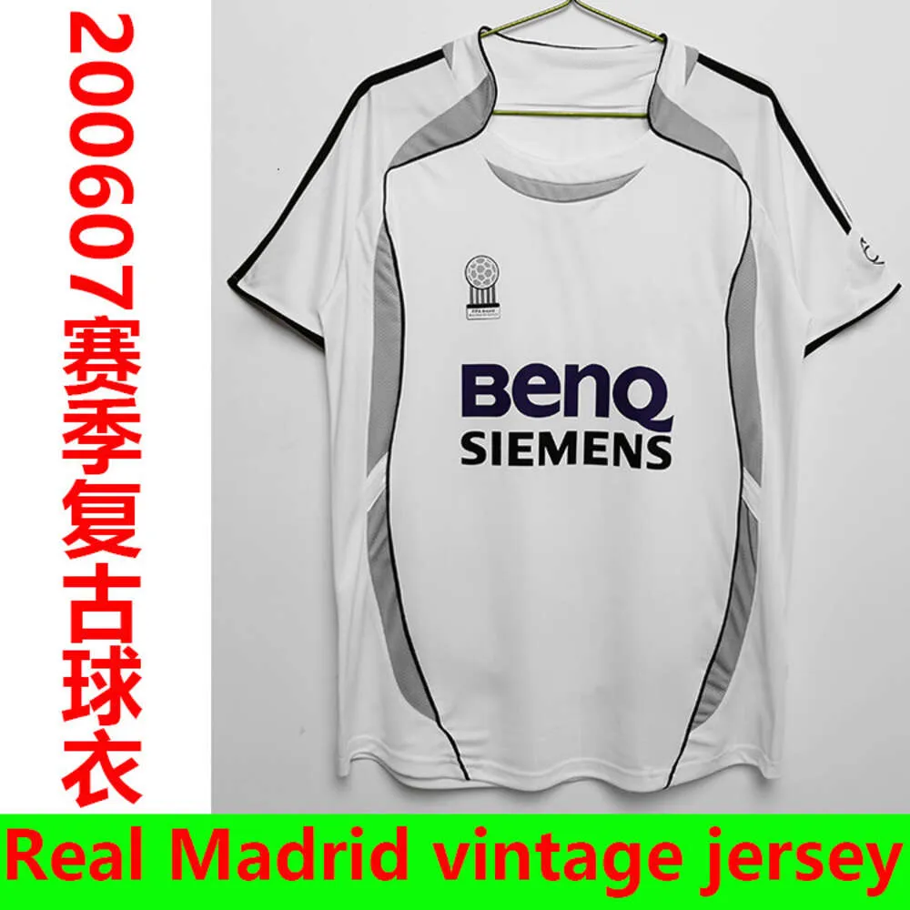 Fotbollströjor 200607 Säsong Jersey Football Size 7 Raul Real Madrid vintage