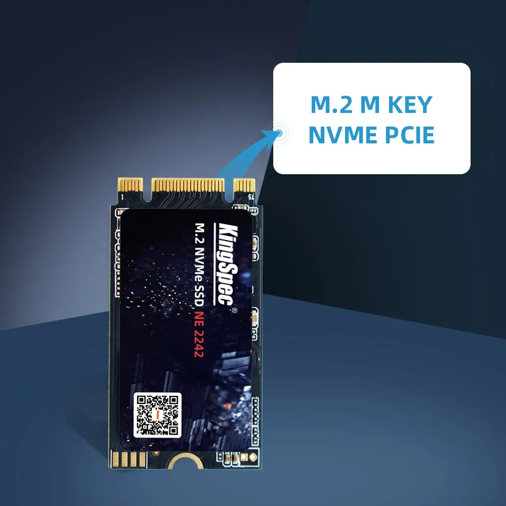 Drives Kingspec SSD M2 256 ГБ NVME SSD 1TB 128GB 512GB SSD M.2 2242 PCIE Жесткий диск внутренний твердотельный диск для ноутбука для ноутбука