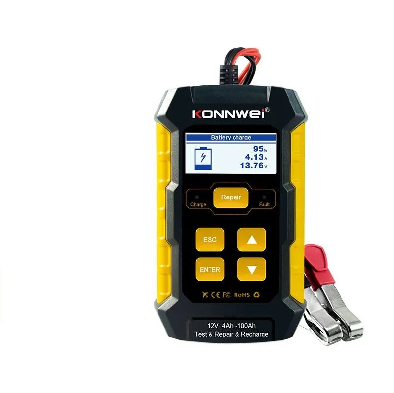 Nowy KW510 Pełna automatyczna 12V samochodów tester akumulatora Pulse