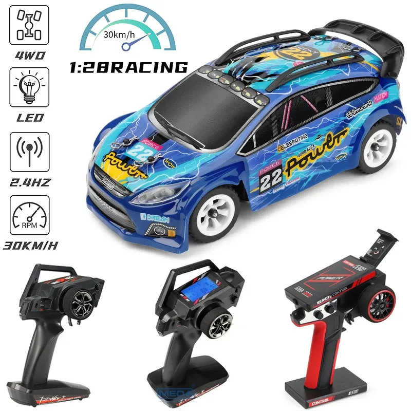 Car Wltoys 284010 284131 Mosquito RC Car 2,4 GHz Offroad RTR Rally Drift Car 4wd 1/28 V2 / LCD / V8 Remote contrôle haute vitesse Racing