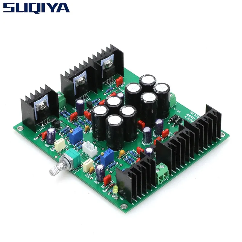 アンプSUQIYAJLH HOOD1969クラスAヘッドフォンアンプスモールパワーアンプは、Preamplifier PCB KIT完成ボードとして使用できます