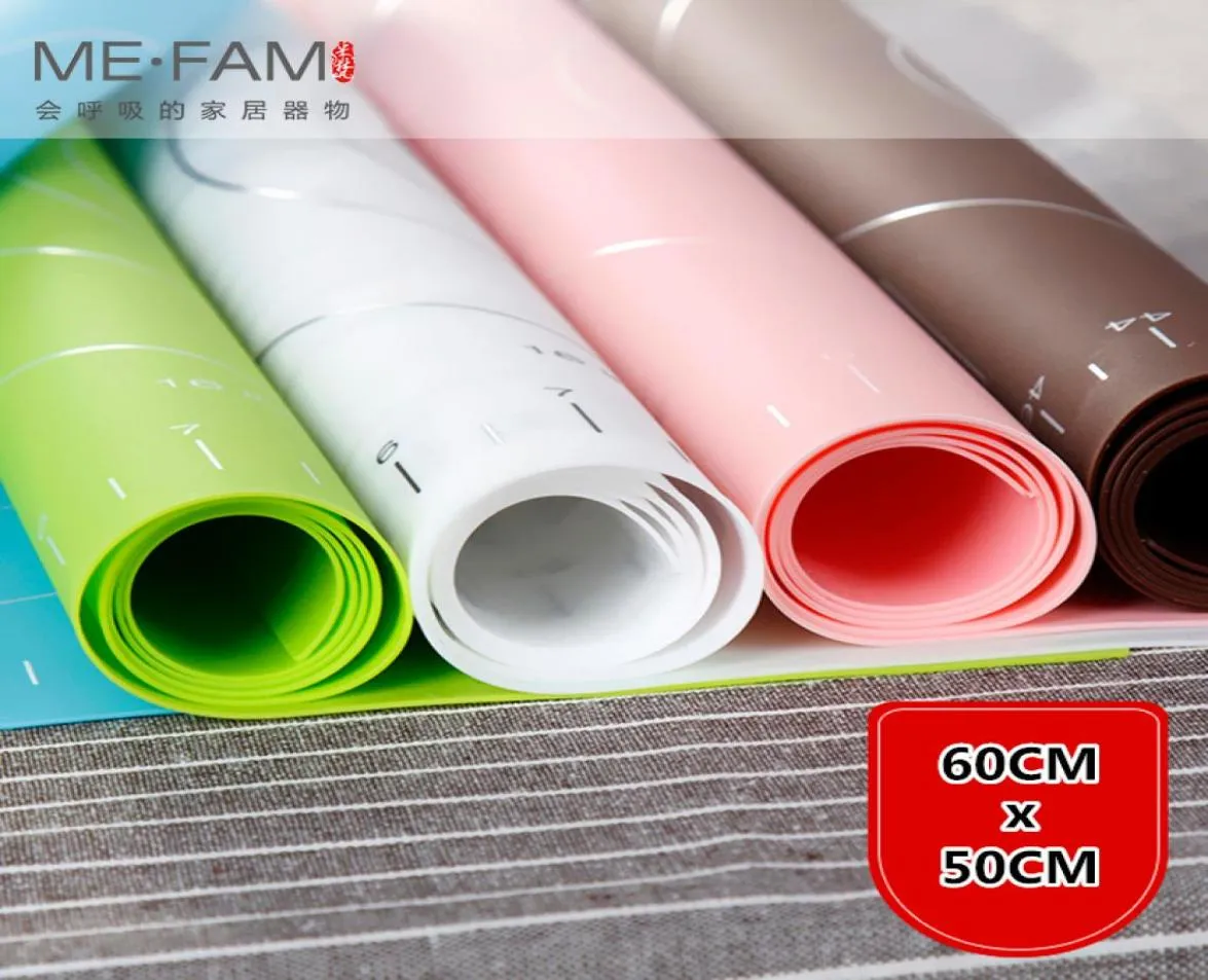 Mefam tamanho grande 60x50cm de grau alimentar silicone assado de tapete de tapete de calor resistência ao calor Mate