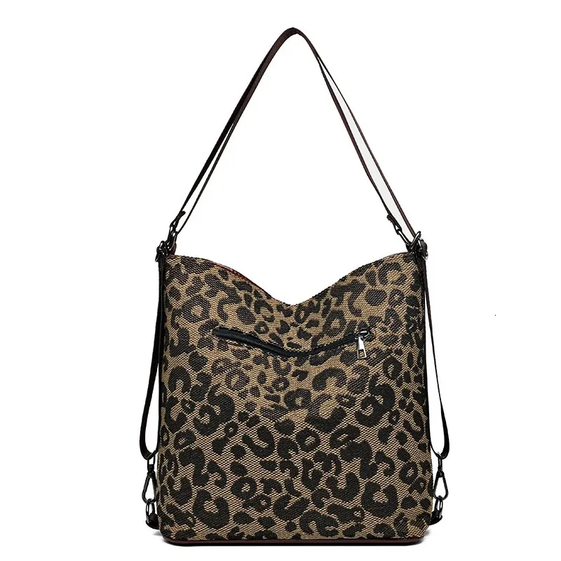 Chic Leopard Print Women\'s Backpack Amazon.com: HOKMAH Leopard Print Backpack for Women - Trendy  main image 3