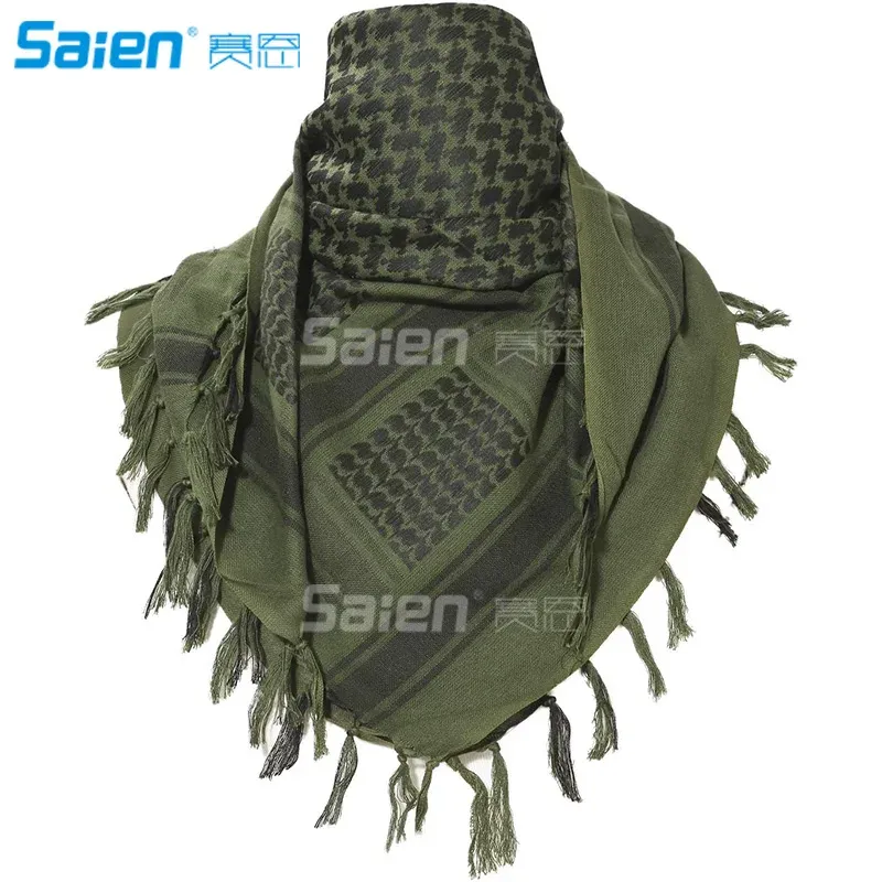 SCARPE CHARVE 100% COTTON Shemagh Deserto tattico arabo keffiyeh avvolgimento della sciarpa per donne e uomini 43 "x43"