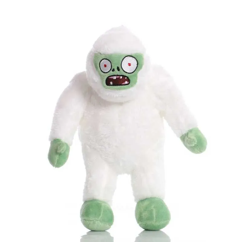 دمى Plush 1pcs 30 سم الزومبي دمية Pvz pvz zombie yeti soft fucked plush toy domts for children اطفال t240422