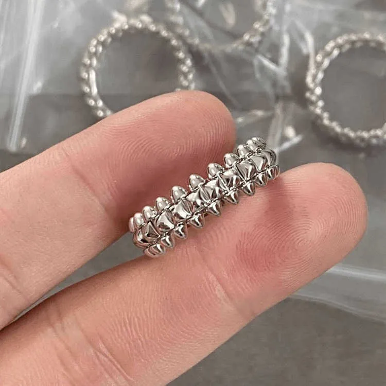 Классический дизайн Unisex Gold High Rivet Ring Rise Rose Diamond Bullet Head Head Personerized Rings с оригинальными кольцами Carrtiraa