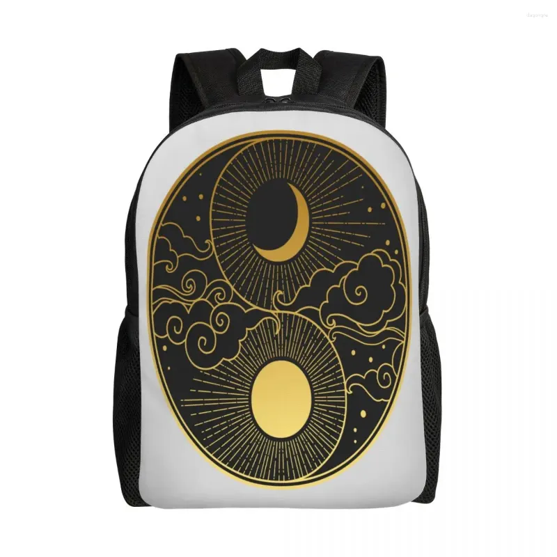 Mochila UNISSISEX ombro de caminhada casual estilo oriental sun luafras estrelas saco de bolsa escolar laptop rucksack